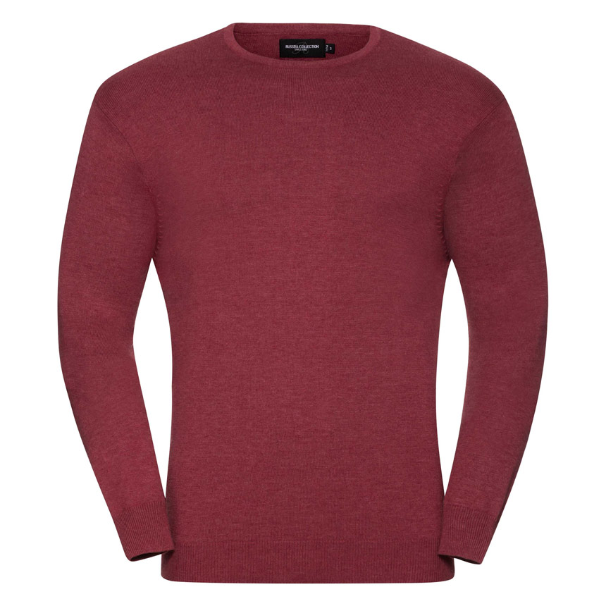 R717M-Mens Crew Neck Knitted Pullover